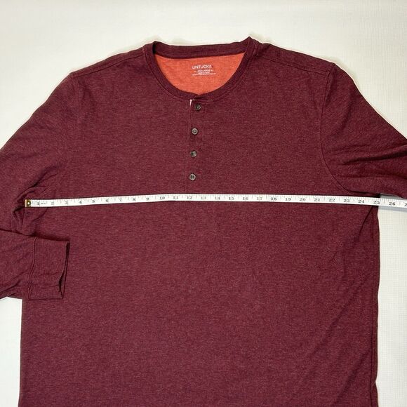 Untuckit Urey Grassi 40983 Long Sleeve Henley Shirt Men’s Size 3XL Button Lot 2 - Picture 5 of 14